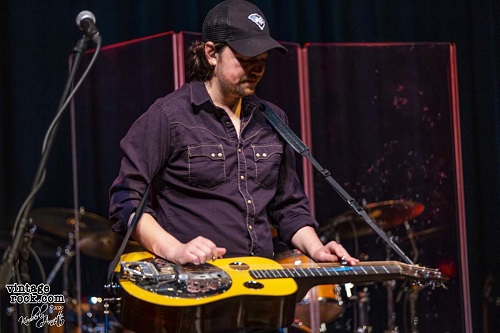 Ethan Power, Crawford & Power opening for The Marshall Tucker Band, Thursday, March 5, 2020 at the Historic State Theatre in Elizabethtown, KY, GTG Promotions; Photo by Kimberly Anntte ©2020 for VintageRock.com