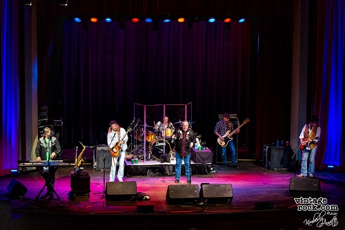 Doug Gray, Chris Hicks, Rick Willis, Marcus James Henderson, B.B. Borden, The Marshall Tucker Band, Thursday, March 5, 2020 at the Historic State Theatre in Elizabethtown, KY, GTG Promotions; Photo by Kimberly Anntte ©2020 for VintageRock.com