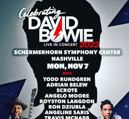 Celebrating David Bowie | November 7, 2022 | Schermerhorn Symphony Center | Nashville, TN – Concert Review