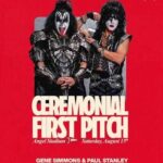 KISS Throw Out ‘Ceremonial First Pitch’ To Mark Major 1976 Anaheim Stadium Concert – Report & Photos