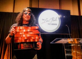 Slash Receives Les Paul Spirit Award In Hollywood